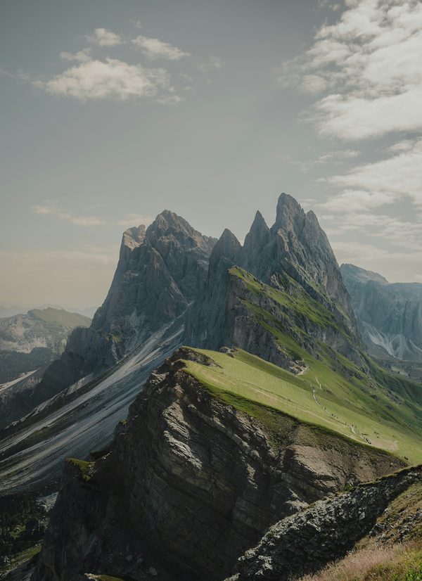 Seceda-Gipfel in den Dolomiten